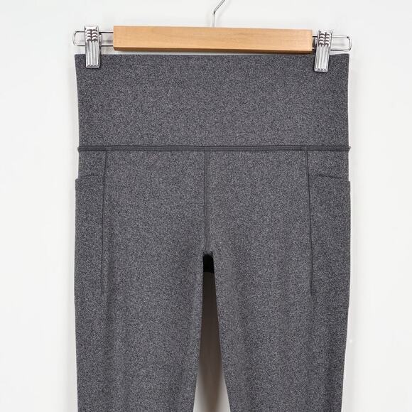 Athleta Salutation Stash Pocket II 7/8 High Rise Tight Grey Size Small - Picture 2 of 7